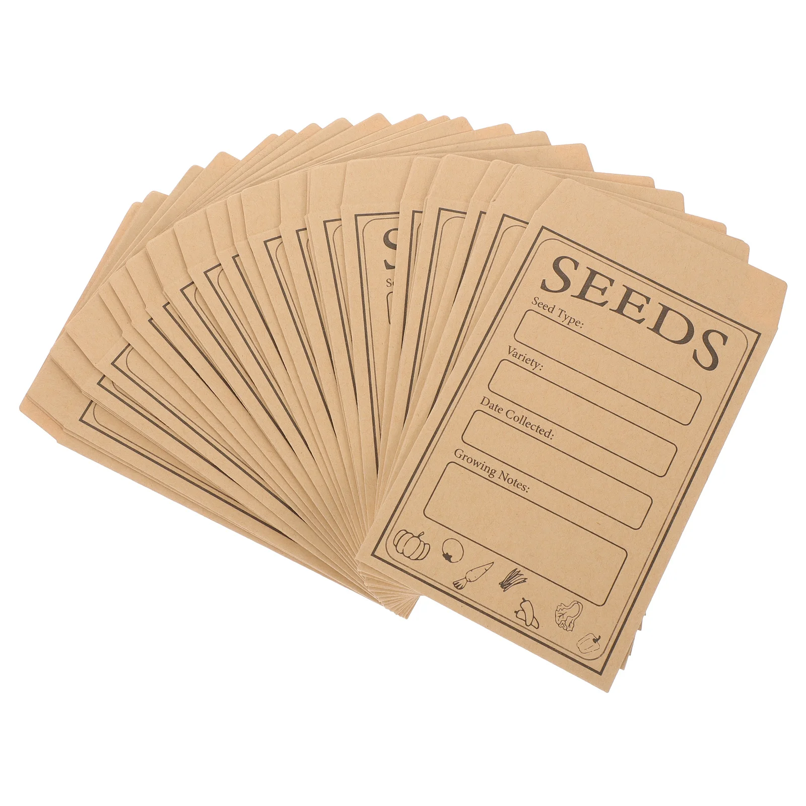 

50Pcs Envelopes Paper Seed Packets for Organizing Seeds Coins Photos Cash Wage Money Envelope Storage Solutions