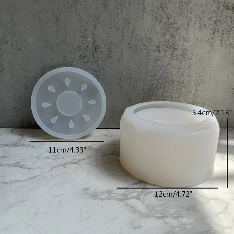 YUYU Round Scented Heater Mold Heating Warm Wine Device Plaster Cement Mold