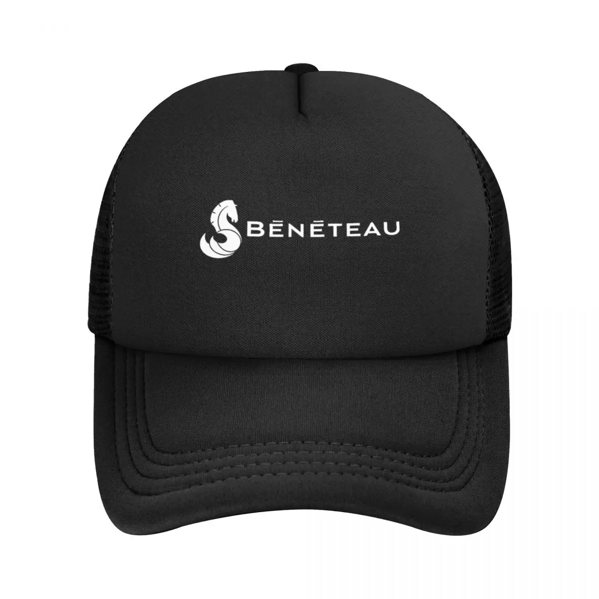 Unisex Beneteau Sailing Boat Logo Trucker Caps Popular Mesh Baseball Cap Polyester Dad Hat Adjustable Sun Caps Wholesale New