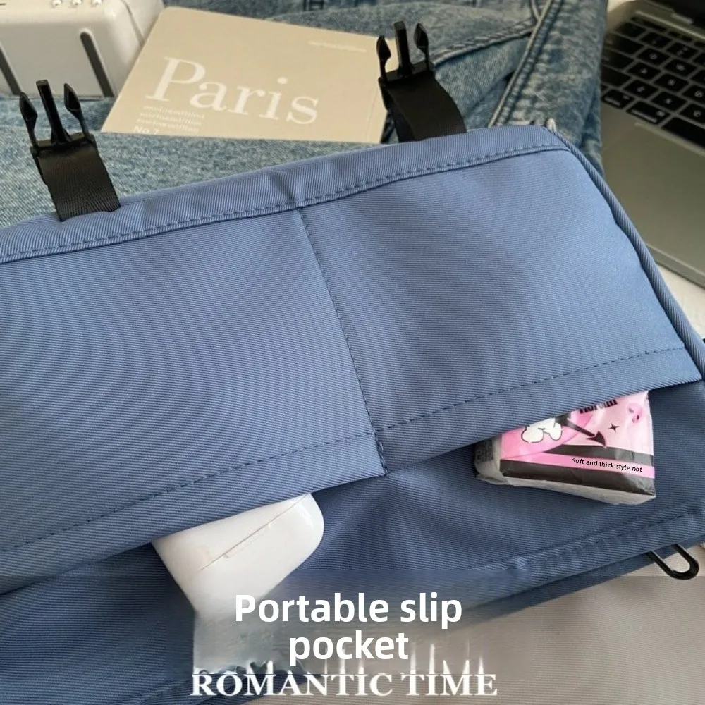 سعة كبيرة حقيبة ساعي نايلون الكورية نمط متعدد جيب المرأة حقيبة كتف ساعي البريد قطري حقيبة حبال حقيبة ساعي البريد السفر #2