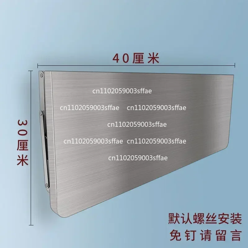 304 Stainless Steel Wall Folding Table Household Kitchen Cutting Rack Wall Hanging Table