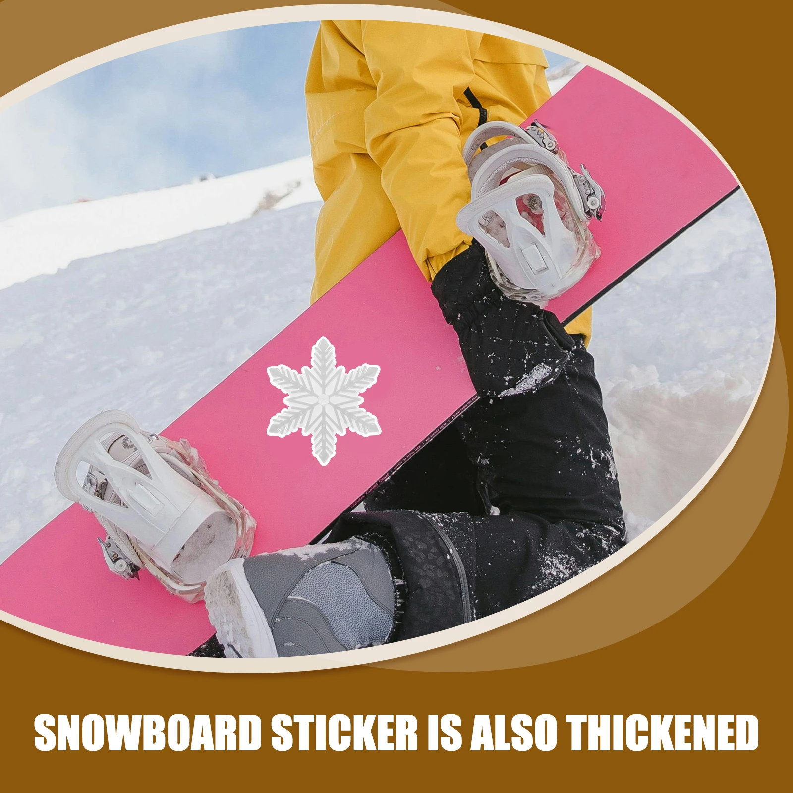 

Thickened Snowboard Anti-Slip Sticker Adhesive Cushion Grip Pad Outdoor Skating Decal Winter Sports Accessory Fixing Sticker