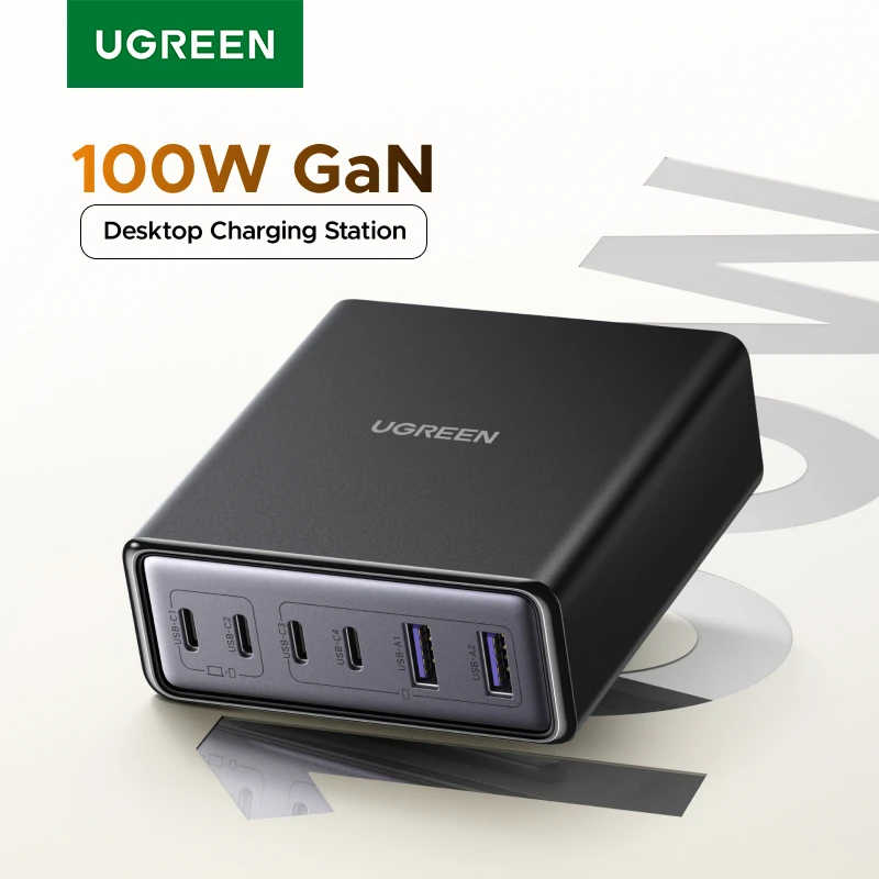 UGREEN ケーブル巻取り式 100W 充電器、実機の簡易レビュー。100cm ケーブルもあわせて購入 | Win And I net UGREEN 100W USB充電器