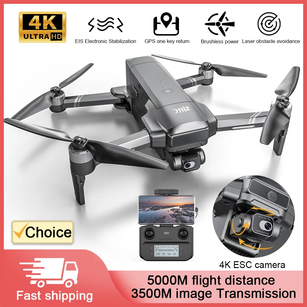 F22S/KF102Max Professional Drone 4K ESC Camera 2-axis Digital Transmission GPS Obstacle Avoidance Brushless RC Quadcopter Drone