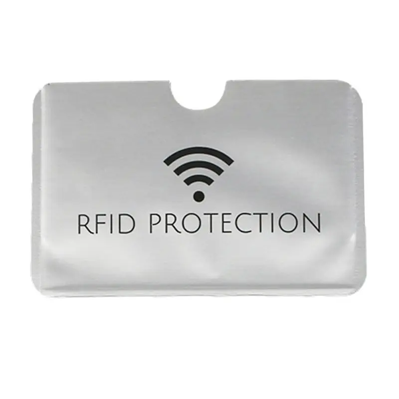 RFID ブロッキングリーダーロック銀行クレジットカードプロテクターシールドバッグスリーブホルダー