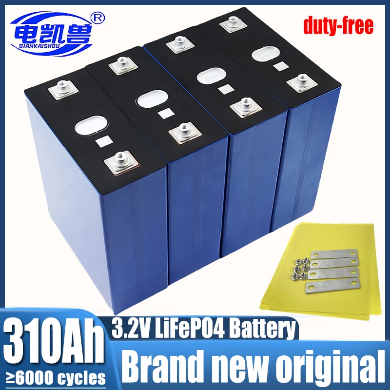 New 3,2V 320Ah 280ah 310ah 105ah Lifepo4 Batterie DIY 12V 24V 48V A-Klasse Golf wagen Marine wiederauf ladbare Batterie pack