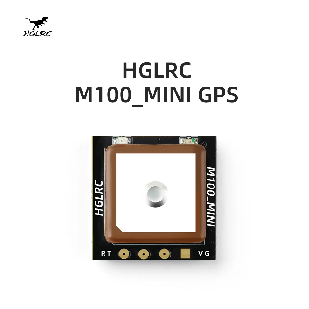 Hglrc M100 Mini moduł GPS M10 Chip wbudowany ceramiczny Atenna dla 2-7 cali Freestyle dalekiego zasięgu Fpv Racing Rc Drone