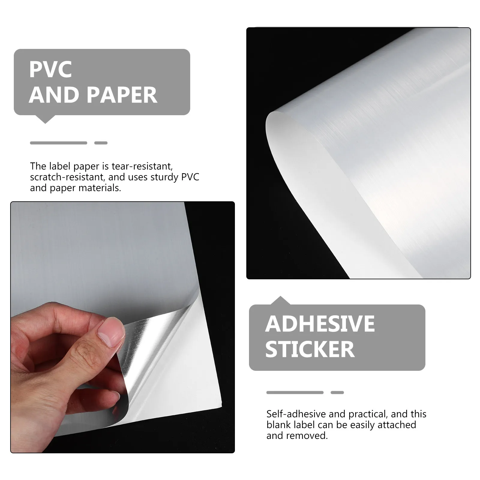 Waterproof Glossy Adhesive Photo Paper 20 Sheets Inkjet Printer Sticker Paper for Photo Studio Printing
