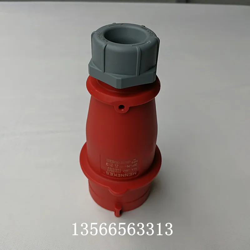 Haitian injection moulding machine parts MENNEKES 16A industrial plug for TYP3 socket box (original part)