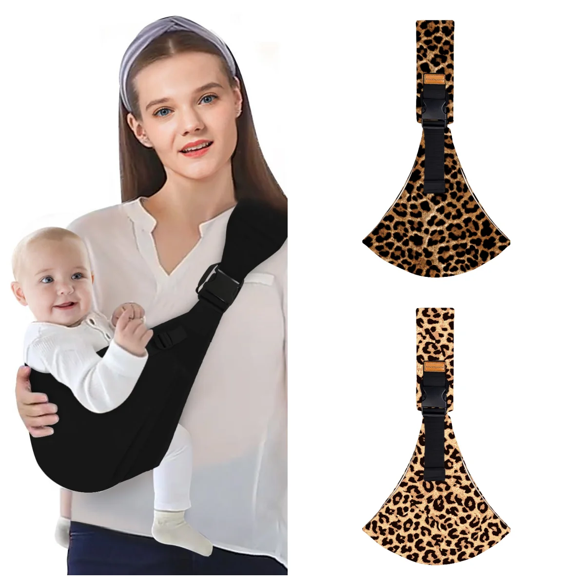 Baby Sling Carrier Baby Carrier Newborn to Toddler Sling Lightweight Baby Carrier Sling with Adjustable Straps Toddler Carrier
