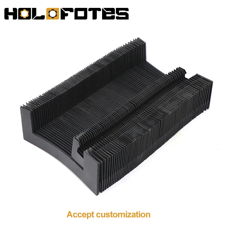 Linear Guide Bellows Dust Proof Cover PVC Fireproof Non-fireproof Dust Proof Waterproof Oil Proof for CNC Router Customize