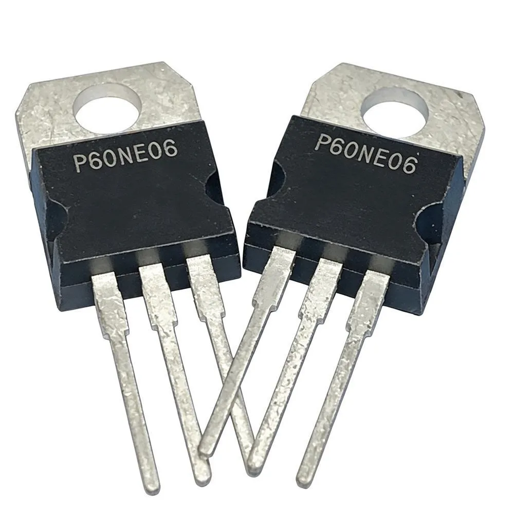 5PCS P60NE06 STP60NE06 RHRP8120 1200V 8A STTH806D 600V 8A JCS60N10 60A/100V CEP02N6G 600V 2.2A RFP3055RLE