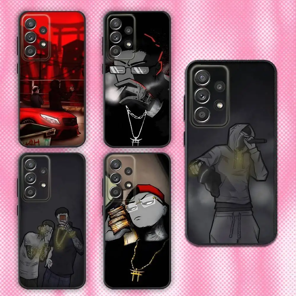 

Singer P-Piero 47 G-Galee Phone Case For Samsung Galaxy A13,A21s,A22,A31,A32,A52,A53,A71,A80,Soft Black Shell