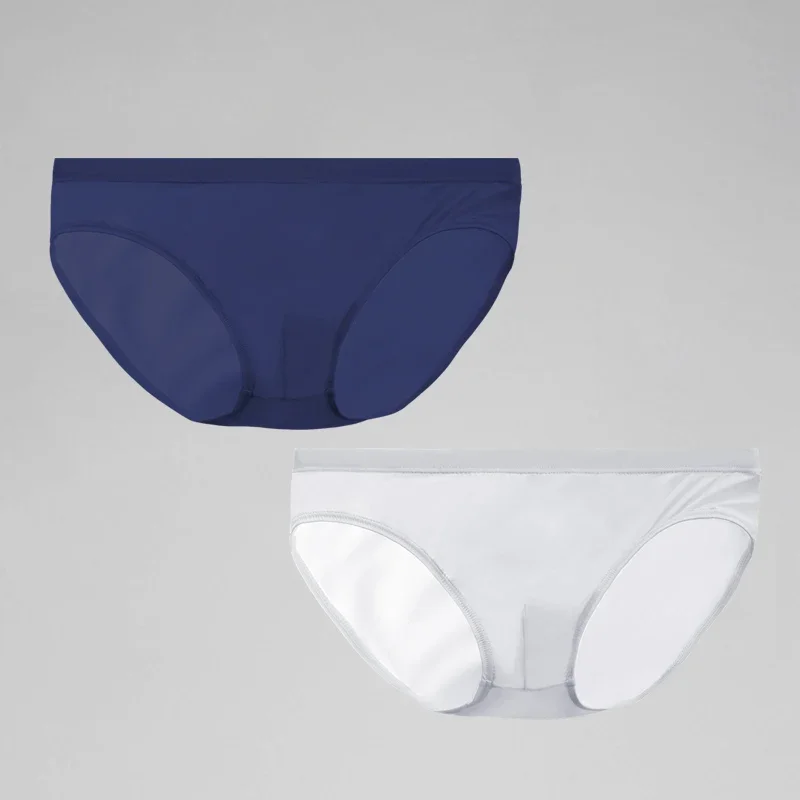 Ice silk underwear men's shorts summer breathable ultra-thin low waist trend personality SAO small triangle underwear bottom