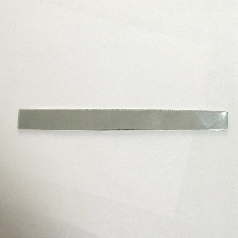 5pcs/lot 1mm 2mm 3mm thick 10mm width  Zinc Sheet Plate Pure Metal Zinc Plate bar Foil for Science Lab Accessories customize