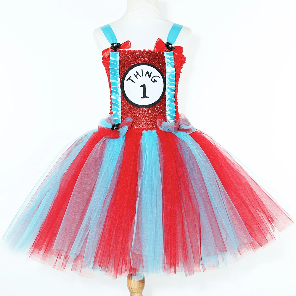 Fantasias Thing: Vestido Tutu - Toddler Girl Tulle Party Dress avaliação e preço