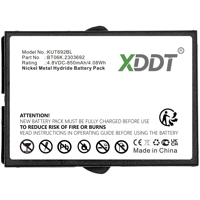 850mAh Battery For IKUSI 2303692 BT06K RAD-TST70 TM70/1 TM70/2 RAD-TS RAD-TF T71 T72 ATEX Transmitters BT06K 2303692 2303692