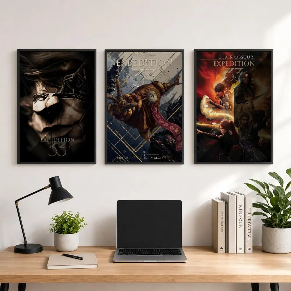 game Expedition 33 Poster Poster HD Printing Comfortable and Fresh Style Wall Art Home Decor Living Room Cafe Gift