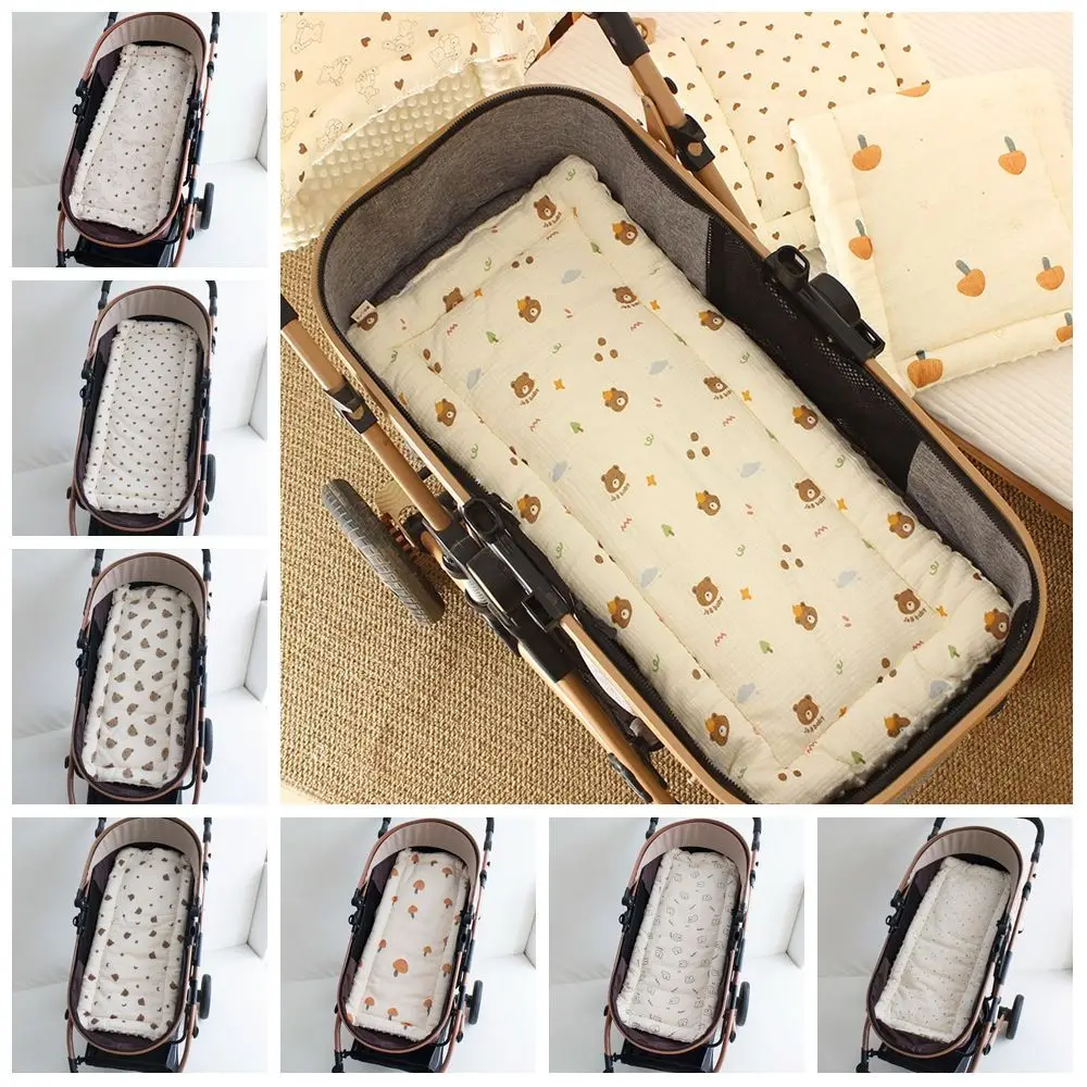 Cartoon Pattern Baby Stroller Cushion Baby Seat Cushion Stroller Accessories Pushchair Car Mat Seat Liner Pram Cushion