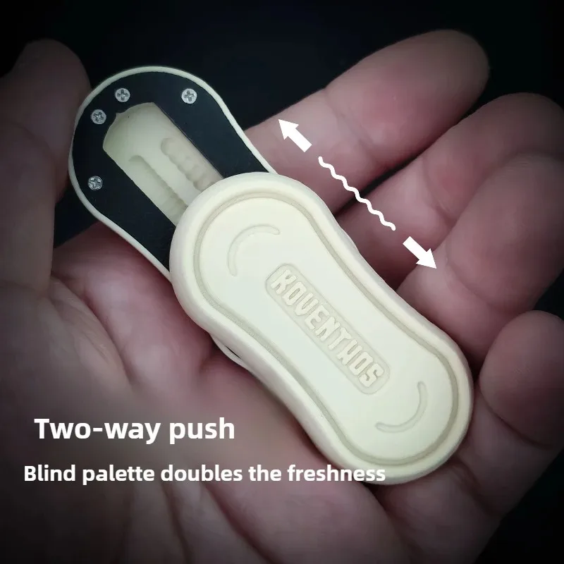 Taffu Original EDC 3D Printed Soap Dingding Rhythmic Mechanical Ratchet Fingertip Push Card Decompression Toy