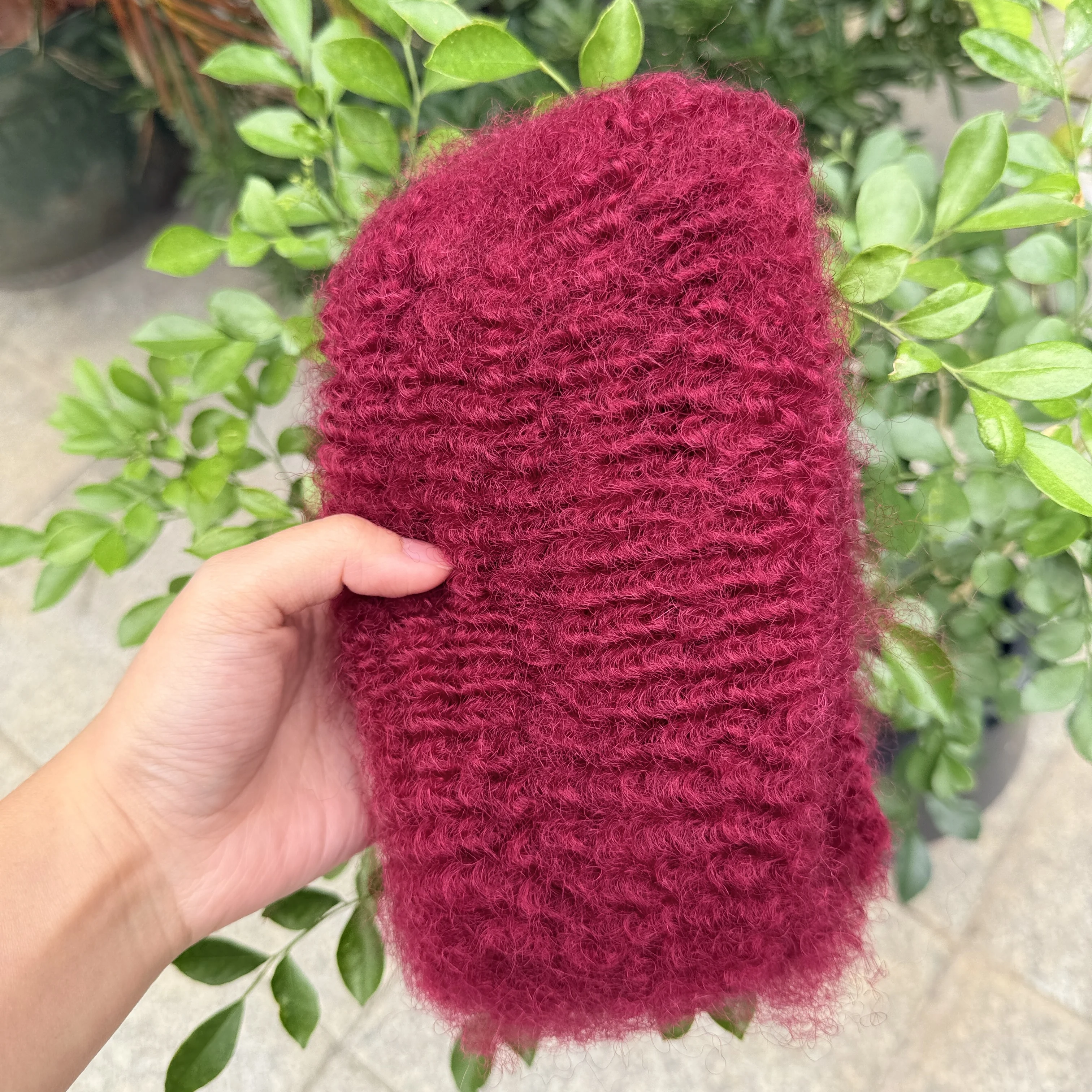 الأفرو غريب السائبة 4C الكروشيه تجديل الشعر البشري لملحقات المجدل تويست لوكس إصلاح 50 جرام/قطعة علة # 27 # 30 # #4