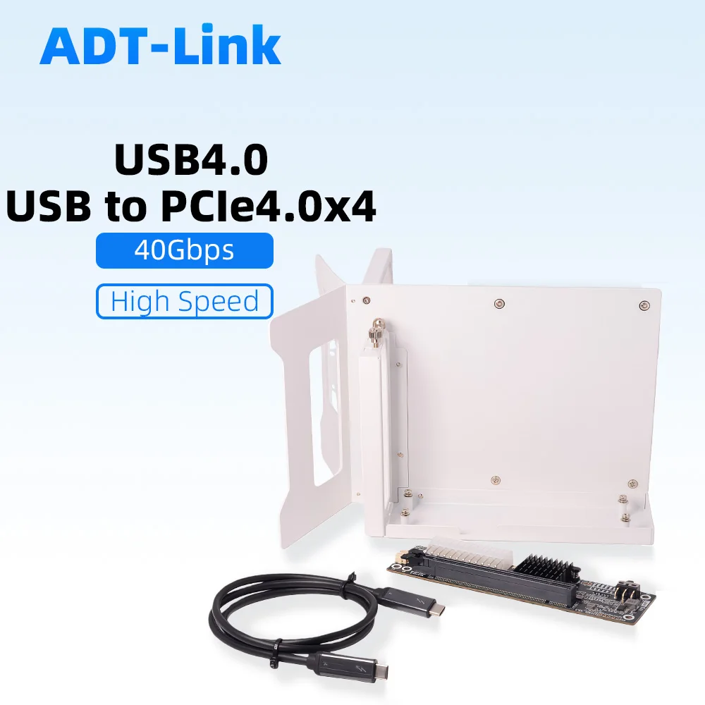 

eGPU UT4G BK7 BK8 External GPU Dock Station for Thunderbolt 3/4 USB4 To PCIe 4.0 X16 Adapter NUC ITX STX Notebook,Laptop bracket