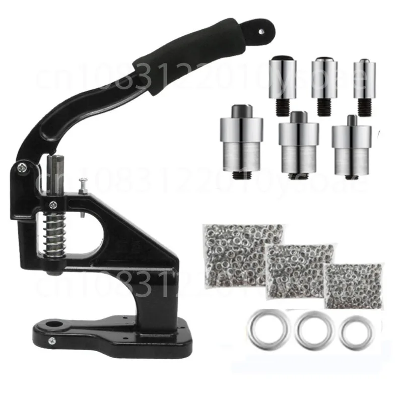 For Manual Hand Press Machine, Eyelet Snap Button Rivet Puncher With Installation Mould Tools