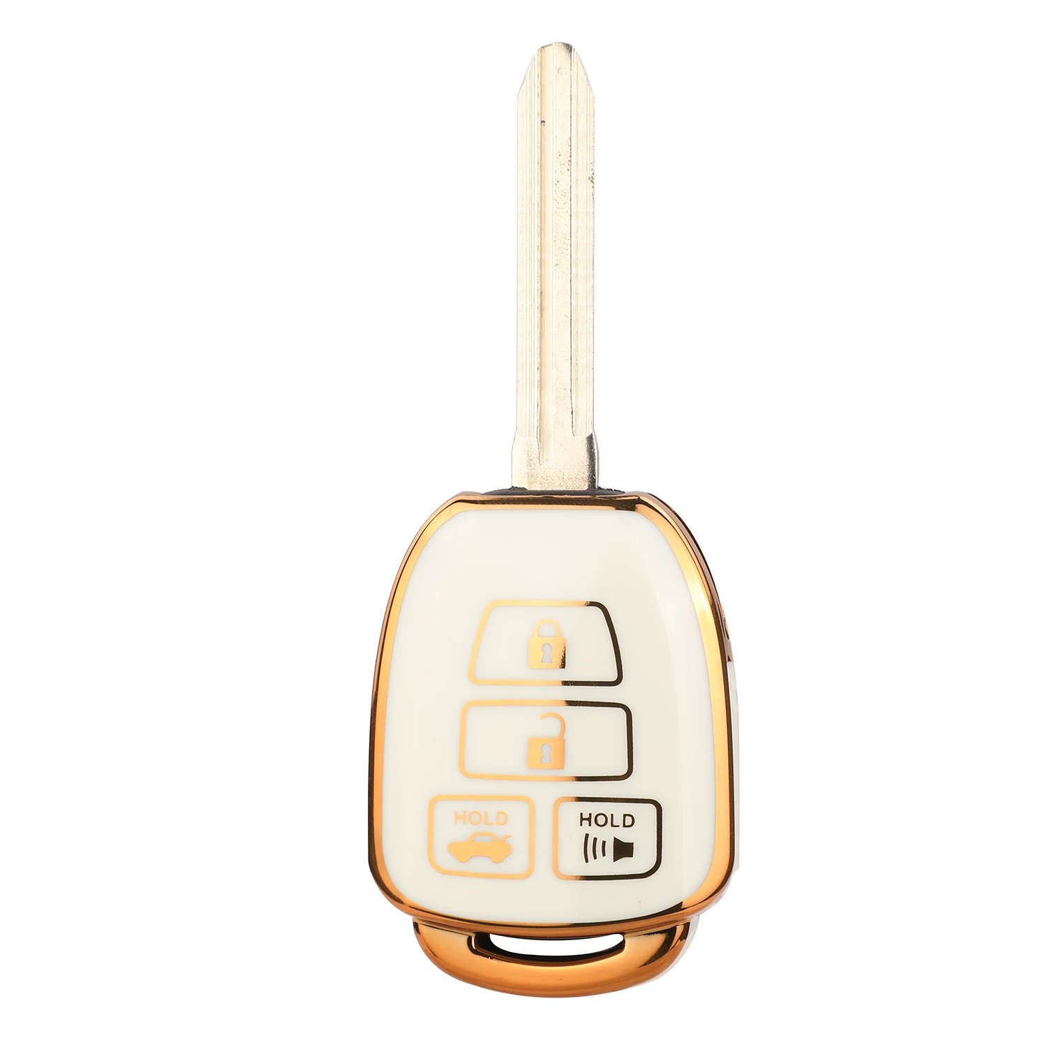 Jingyuqin-tpu علبة مفاتيح عن بعد لتويوتا تاكوما كومبو ، تويوتا تاكوما كومبو ، غطاء لمفتاح السيارة ، 4 أزرار