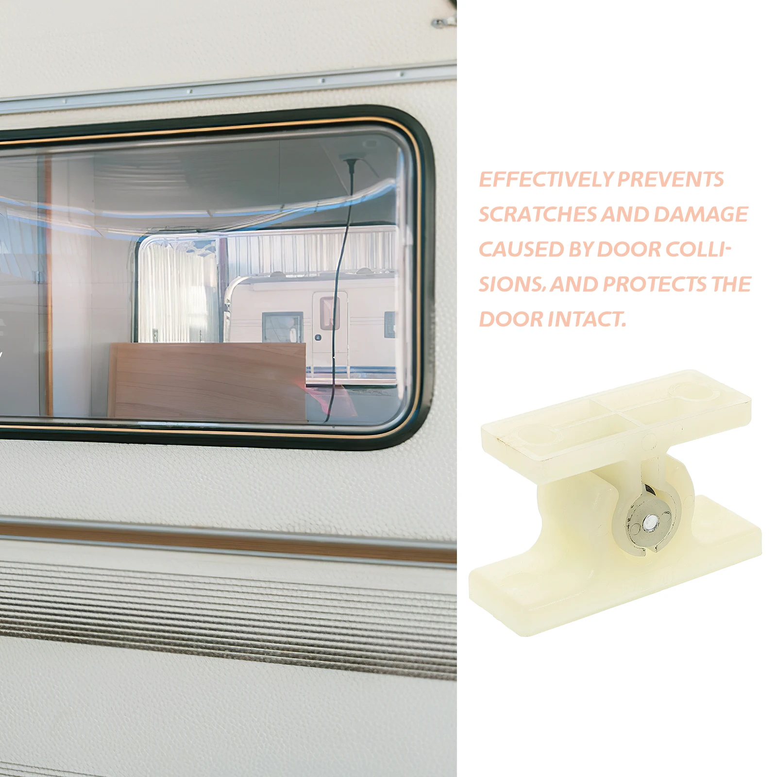

Flexible Rv Cabinet Door Latch Durable Nylon Retainer Catch Scratch Protection Shock Absorption Boat Door Latch Replacement For