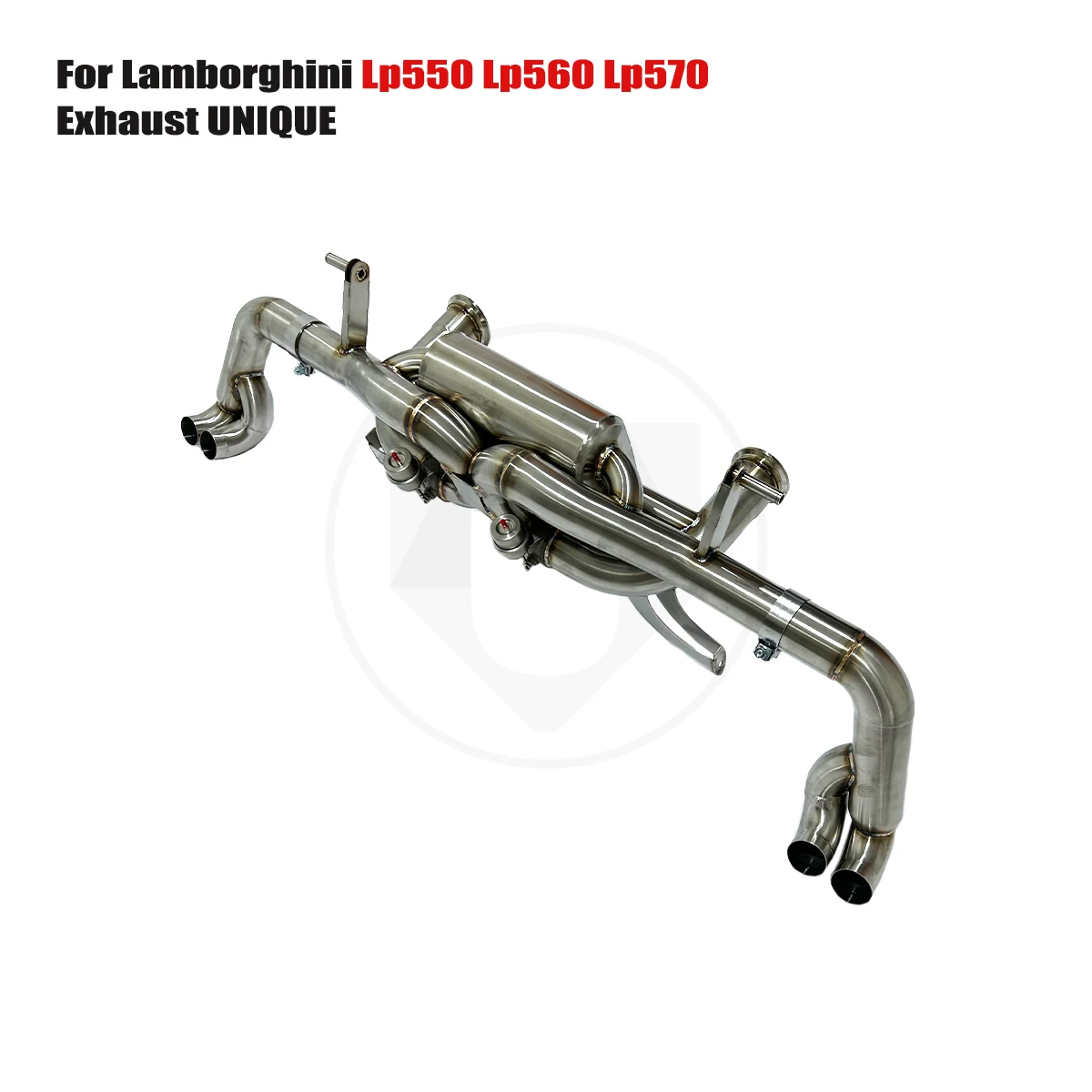 UNIQUE Designs Lamborghini Gallardo Lp550 Lp560 Lp570 V10 5.2L ss304 stainless steel sports Valved  Exhaust System