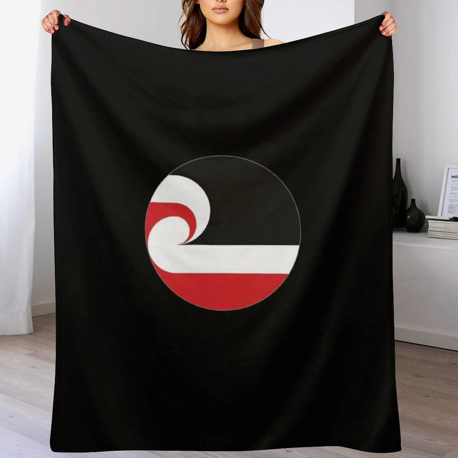 Tino Rangatiratanga Flag Symbol Throw Blanket Shaggy Flannels Luxury Brand Polar Blankets