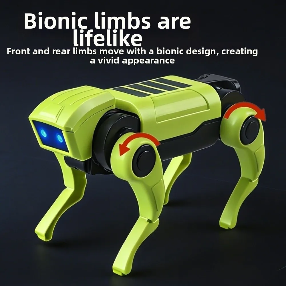 Durable With LED Eyes Electric Robot Dog Walking Movement Battery Powered Educational Robot Science Teaching Model Dog