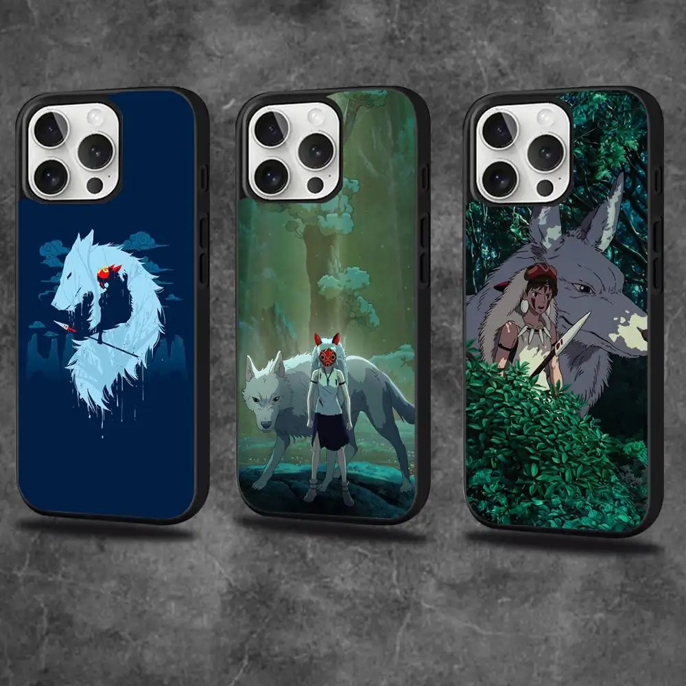 

Princesse M-MononokeS Phone Case For iPhone 16,15,14,13,12,11,Pro,Max,Plus,Mini,SE4,E Magnetic Magsafe Wireless Charging