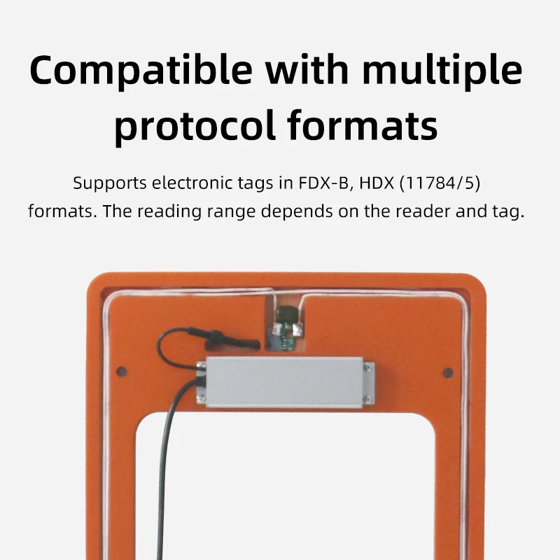 Long Range RS485/RS232 RFID 134.2Khz Animal Electronic Ear Tag Reader FDXB/HDX Fixed Animal Ear Tag Reader