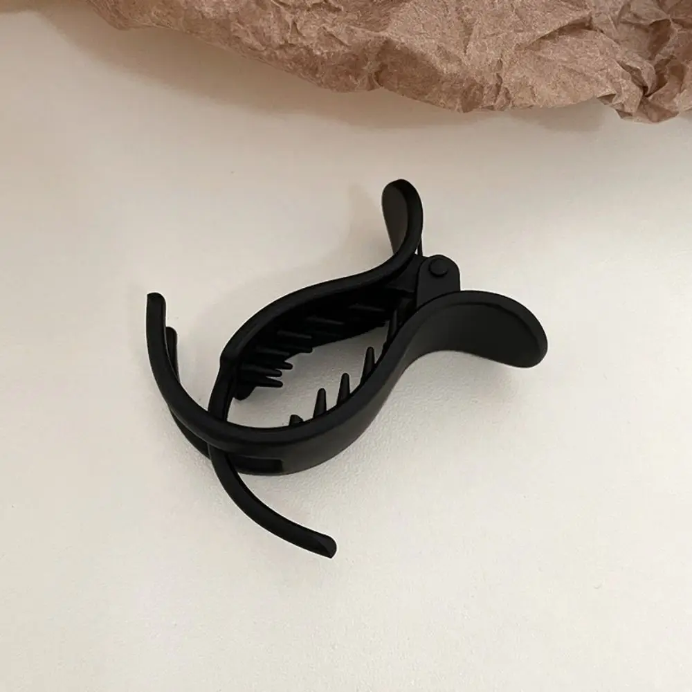 Fashion Simple Ponytail Hair Clip Headdress Solid Color Small Hair Claw Clips Hair Accessories Headwear Barrette Women
