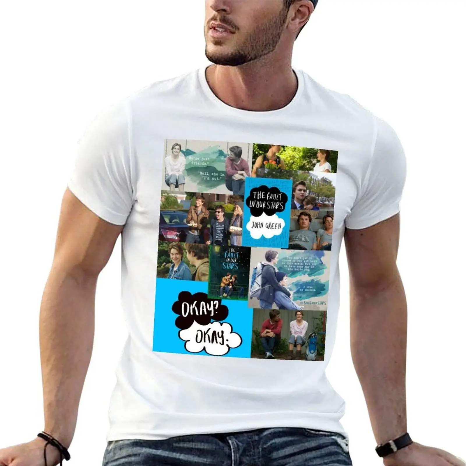 The Fault in Our Stars T-Shirt graphic t shirt vintage valentines clothes mens big and tall t shirts