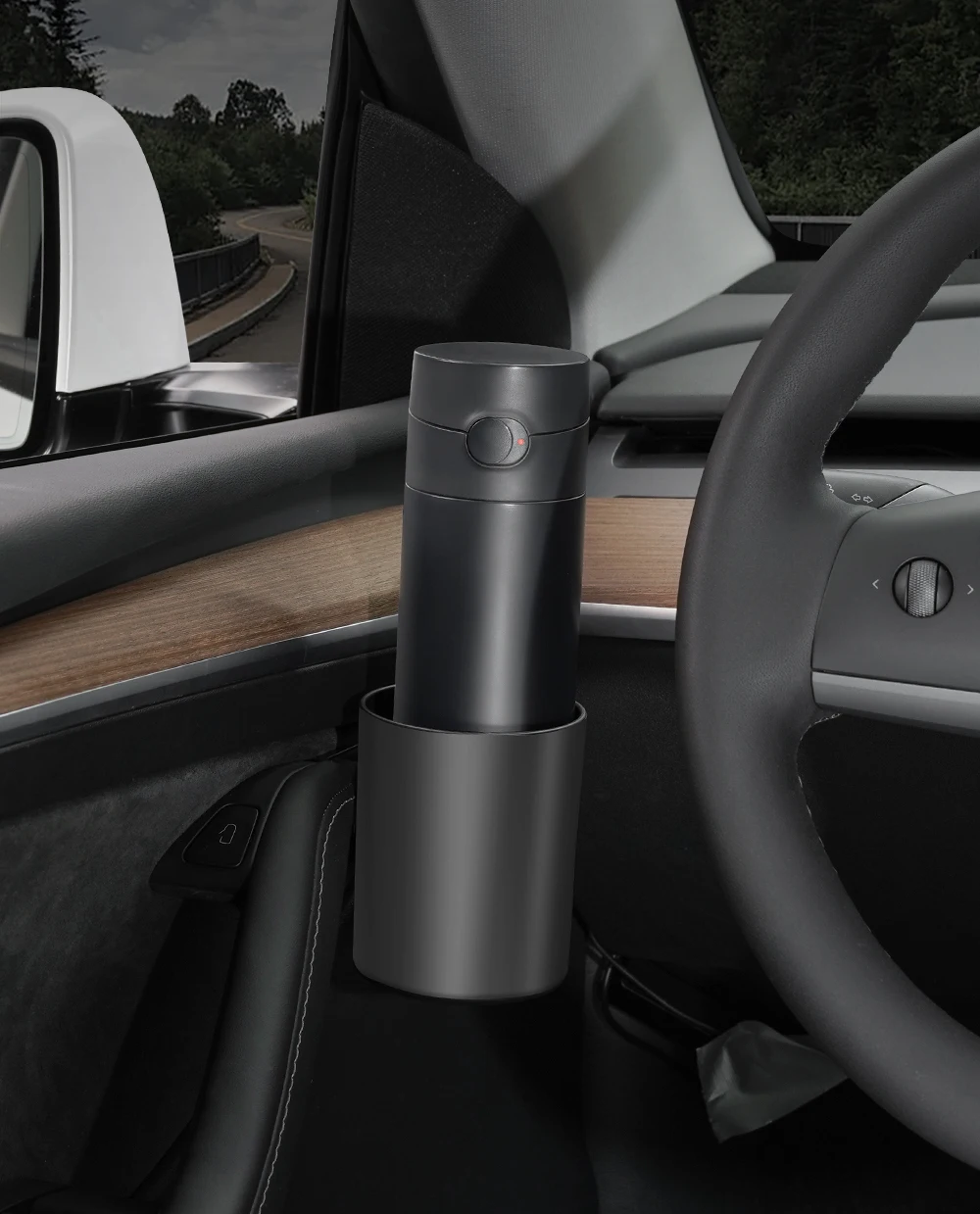 YZ Für Tesla Model 3/Y/YL Highland Juniper 2026 Getränkehalter Türgriff Kaffee-Getränkehalter Autozubehör – Detail 5