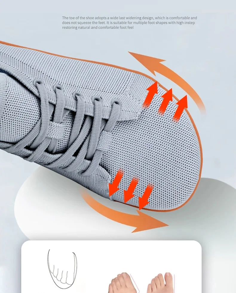 Unisex breite Barfußschuhe für Männer und Frauen, Outdoor-Trailrunning, minimalistische Wanderschuhe, leicht und atmungsaktiv – Detail 2