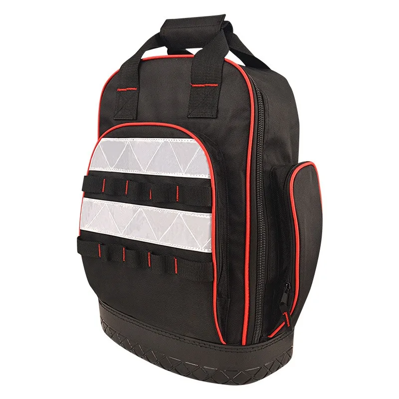 Multifunctional Portable Thickened Tool Backpack Professional Electrician Shoulder Bag Organizer Convenient Toolkit