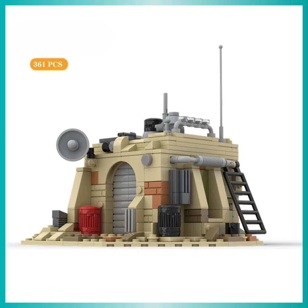 

MOC Tatooine 1 Building Block Model DIY Creative Collection Small Particles Bricks Children's Toys