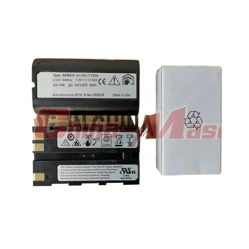 1pcs High Quality GEB212 battery, 7.4V 2600mAh for TPS400 TPS700 TPS800 TPS1100 TPS1200 series total station GS10 GS14 GS15