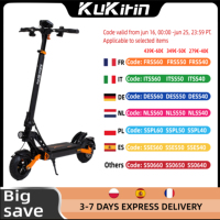 KuKirin G2 Pro (VMP) Electric Scooter 500W Brushless Motor 9inch 48V 15.6Ah Battery Removable Seat Foldable Adult Scooter