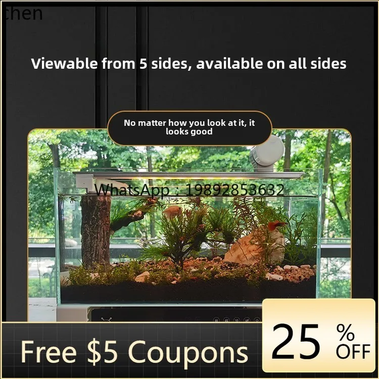 

YGG intelligent fish tank small ecological household integrated aquarium