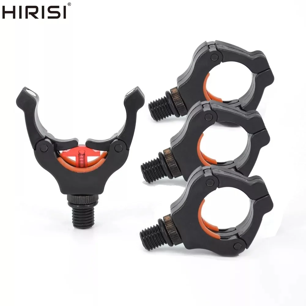 Hirisi 4 PiècesTête de repos Support Arrière canne à pêche Grip Support avec des clips magnétiques magiques attirail de pêche