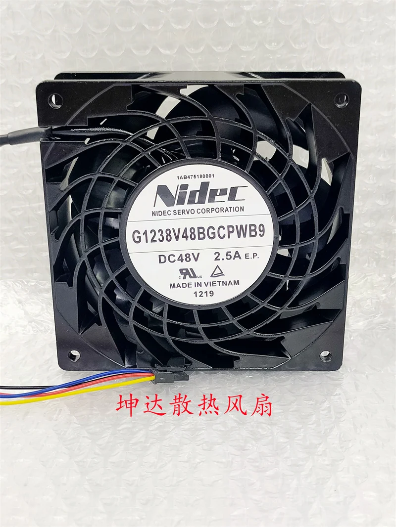 

Ltsf For Nidec G1238V48BGCPWB9 DC 48V 2.5A 120x120x38mm 4-Wire Server Cooling Fan 12cm