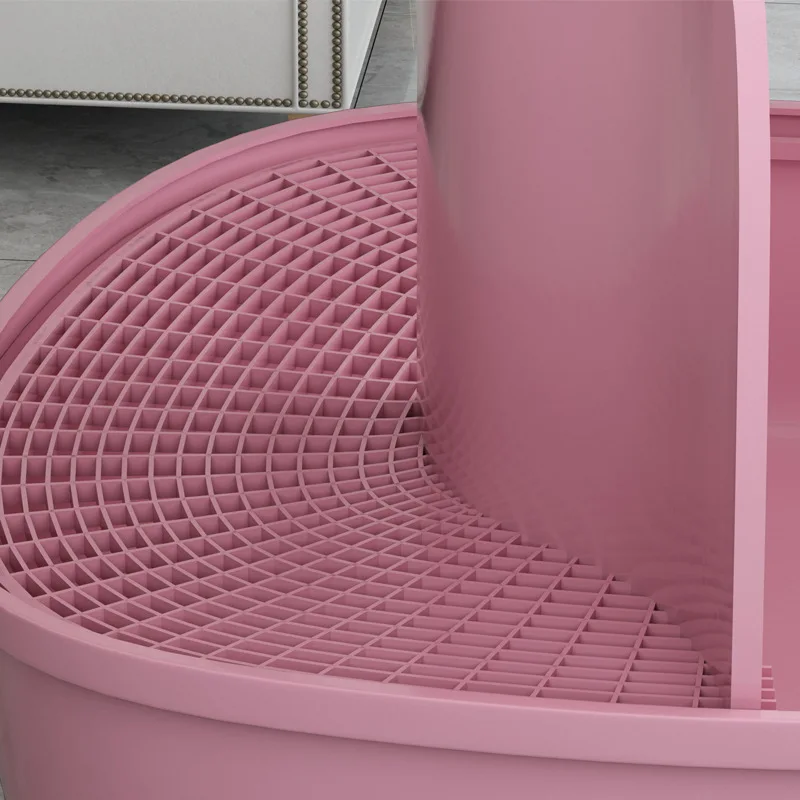 Caja de arena cerrada extra grande para gatos, anti-salpicaduras - imagen 3