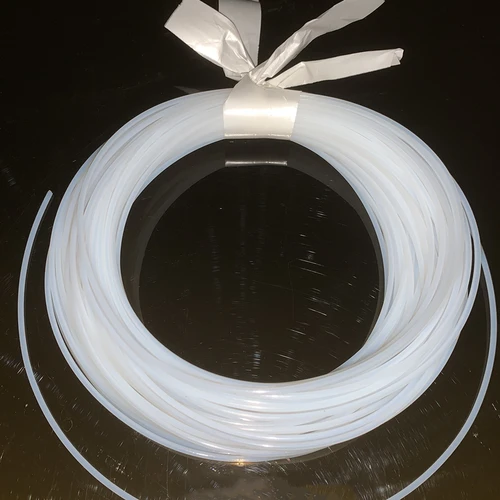 Imagen 2 del producto Tubo de PTFE de 5M ID 0,3-0,6-0,8-1-1,2.1,5-1,6-1,8-2-2,5-3-4-5mm F46 tubo rígido con aislamiento capilar resistencia a la corrosión de temperatura