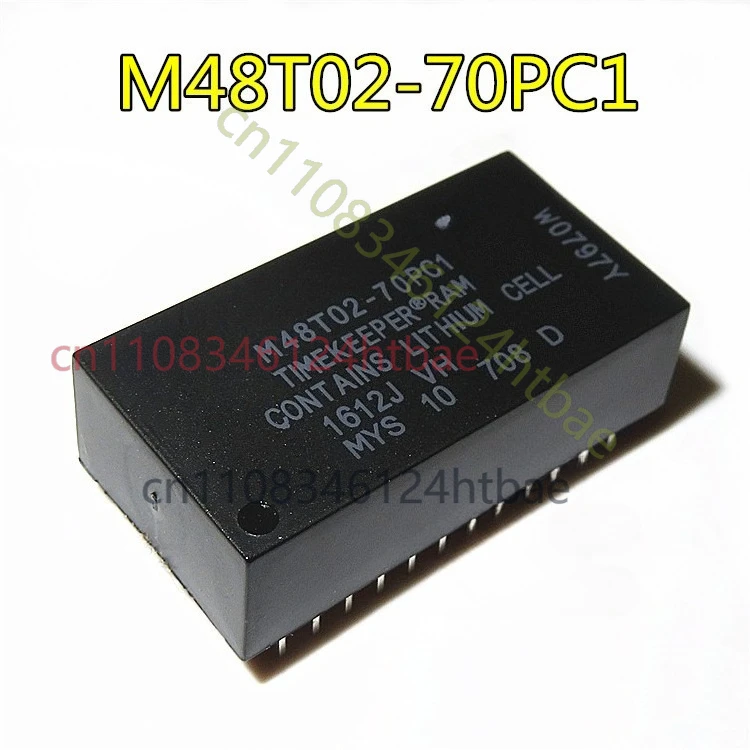 

1pcs M48T02-70PC1 Package: DIP 24 Kbit 2Kb x8 TIMEKEEPER RAM new