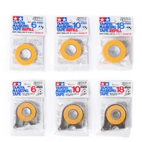 TAMIYA 87030/87031/87032/87033/87034/87035 Cinta adhesiva Ancho 6/10/18 mm Longitud 18 m Cintas modelo Accesorios para pulverización Coloración