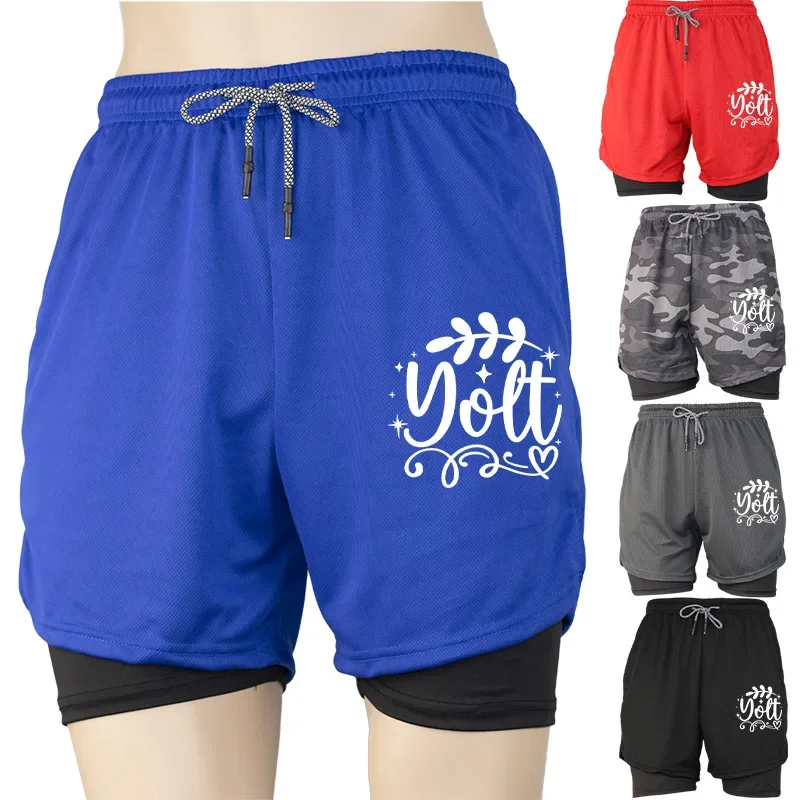 

Мужские узкие шорты с несколькими карманами и принтом для фитнеса, спорта, повседневные пляжные шорты для тренировок на подкладке, повседневный стиль